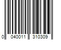 Barcode Image for UPC code 0040011310309