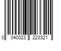 Barcode Image for UPC code 0040023223321