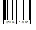 Barcode Image for UPC code 0040032123834