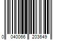 Barcode Image for UPC code 0040066203649