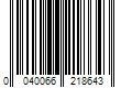 Barcode Image for UPC code 0040066218643