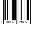 Barcode Image for UPC code 0040066218650