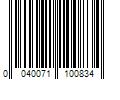 Barcode Image for UPC code 0040071100834