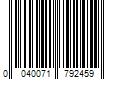 Barcode Image for UPC code 0040071792459