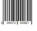 Barcode Image for UPC code 0040072000621