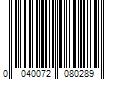 Barcode Image for UPC code 0040072080289