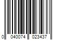 Barcode Image for UPC code 0040074023437