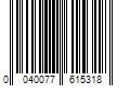 Barcode Image for UPC code 0040077615318