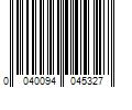 Barcode Image for UPC code 0040094045327