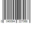 Barcode Image for UPC code 0040094227068