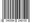 Barcode Image for UPC code 0040094248100