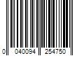 Barcode Image for UPC code 0040094254750