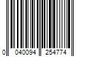 Barcode Image for UPC code 0040094254774