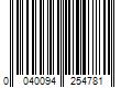 Barcode Image for UPC code 0040094254781