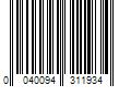 Barcode Image for UPC code 0040094311934. Product Name: 