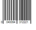 Barcode Image for UPC code 0040094312221