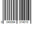 Barcode Image for UPC code 0040094314010