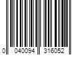 Barcode Image for UPC code 0040094316052