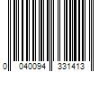 Barcode Image for UPC code 0040094331413