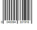 Barcode Image for UPC code 0040094331918