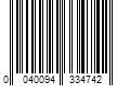 Barcode Image for UPC code 0040094334742