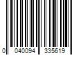 Barcode Image for UPC code 0040094335619