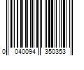 Barcode Image for UPC code 0040094350353