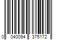 Barcode Image for UPC code 0040094375172