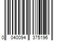 Barcode Image for UPC code 0040094375196