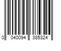 Barcode Image for UPC code 0040094385324