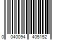 Barcode Image for UPC code 0040094405152