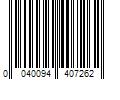 Barcode Image for UPC code 0040094407262