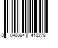 Barcode Image for UPC code 0040094410279