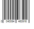 Barcode Image for UPC code 0040094463916