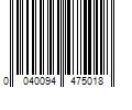 Barcode Image for UPC code 0040094475018