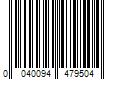 Barcode Image for UPC code 0040094479504