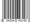 Barcode Image for UPC code 0040094493166