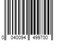 Barcode Image for UPC code 0040094499700