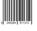 Barcode Image for UPC code 0040094511310