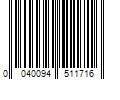 Barcode Image for UPC code 0040094511716