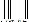 Barcode Image for UPC code 0040094511822