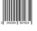 Barcode Image for UPC code 0040094581634