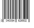 Barcode Image for UPC code 0040094626502