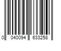 Barcode Image for UPC code 0040094633258