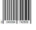 Barcode Image for UPC code 0040094742509