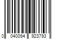 Barcode Image for UPC code 0040094923793