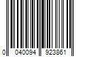 Barcode Image for UPC code 0040094923861