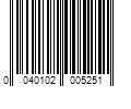 Barcode Image for UPC code 0040102005251