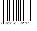 Barcode Image for UPC code 0040102005787