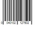 Barcode Image for UPC code 0040102127502